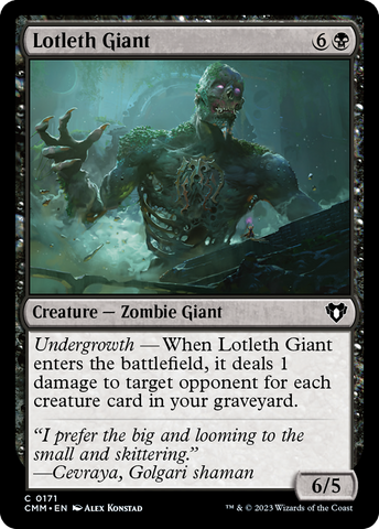 {C} Lotleth Giant [Commander Masters][CMM 171]