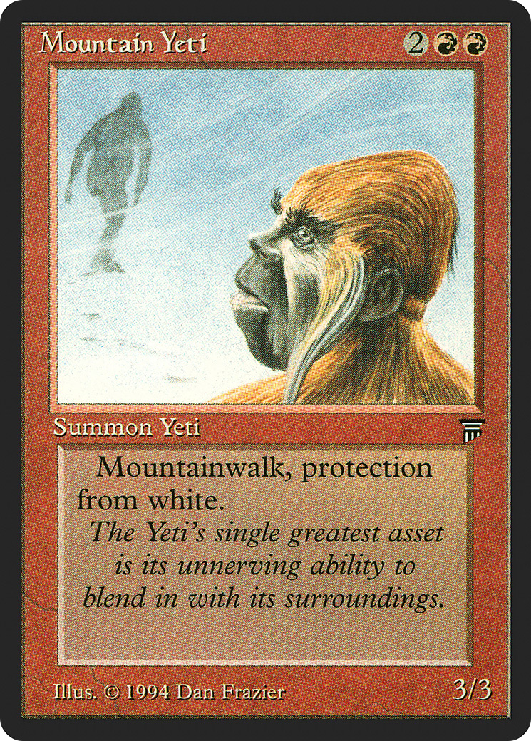 {C} Mountain Yeti [Legends][LEG 159]