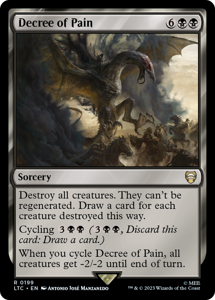 {R} Decree of Pain [The Lord of the Rings: Tales of Middle-Earth Commander][LTC 199]