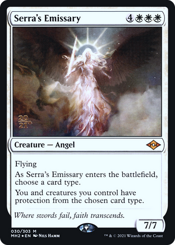 {R} Serra's Emissary [Modern Horizons 2 Prerelease Promos][PR MH2 030]