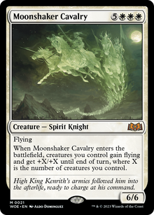 {@R} Moonshaker Cavalry [Wilds of Eldraine][WOE 021]