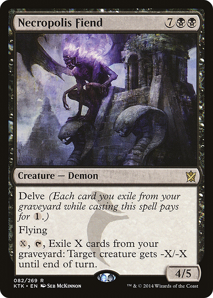 {R} Necropolis Fiend [Khans of Tarkir][KTK 082] - Misty Mountain Games