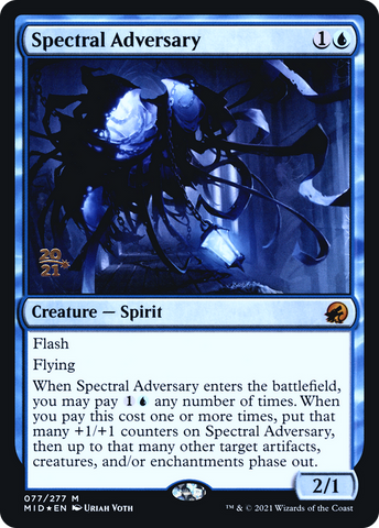 {R} Spectral Adversary [Innistrad: Midnight Hunt Prerelease Promos][PR MID 077]