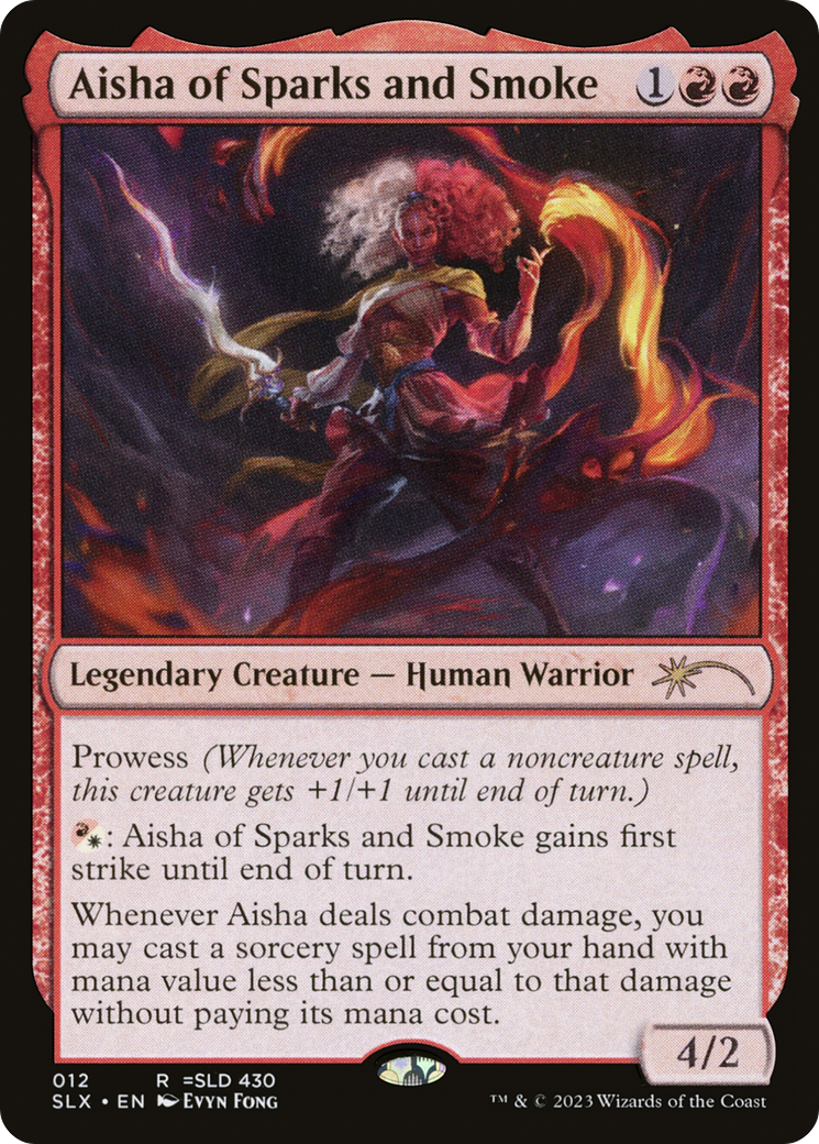 {R} Aisha of Sparks and Smoke [Secret Lair: Universes Within][SLX 012]