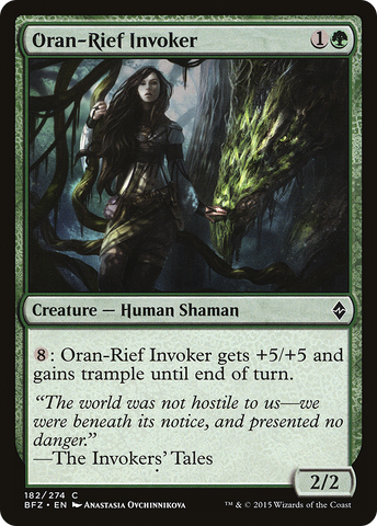 {C} Oran-Rief Invoker [Battle for Zendikar][BFZ 182]