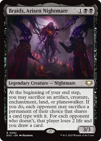 {@@ EOC R} Braids, Arisen Nightmare [Edge of Eternities Commander][EOC 082]