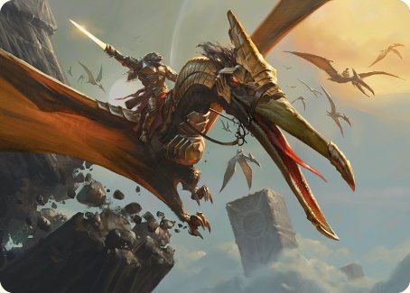 {A} Skyhunter Strike Force Art Card [Phyrexia: All Will Be One Art Series][AONE 009]