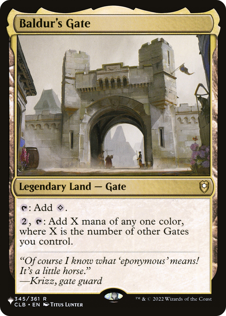Baldur's Gate [LIST 345/361]