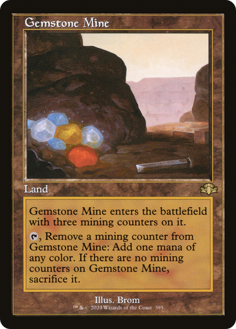 {R} Gemstone Mine (Retro) [Dominaria Remastered][DMR 395]