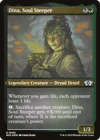 {C} Dina, Soul Steeper (Foil Etched) [Multiverse Legends][MUL 102]