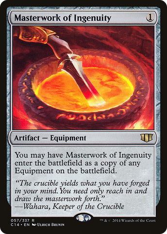 {R} Masterwork of Ingenuity [Commander 2014][C14 057]