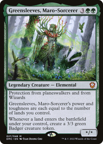 {R} Greensleeves, Maro-Sorcerer [Dominaria United Commander][DMC 027]