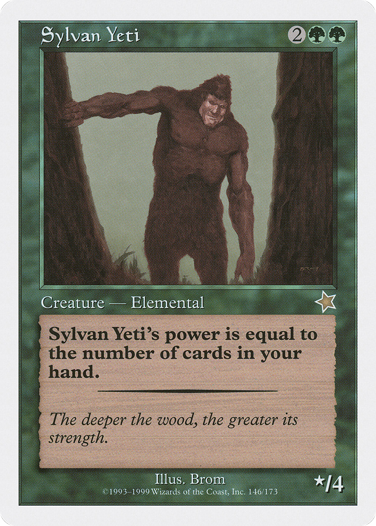 {R} Sylvan Yeti [Starter 1999][S99 146] - Misty Mountain Games