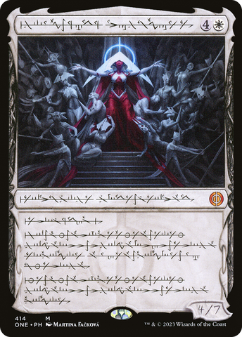 {R} Elesh Norn, Mother of Machines (Phyrexianized) [Phyrexia: All Will Be One][ONE 414]