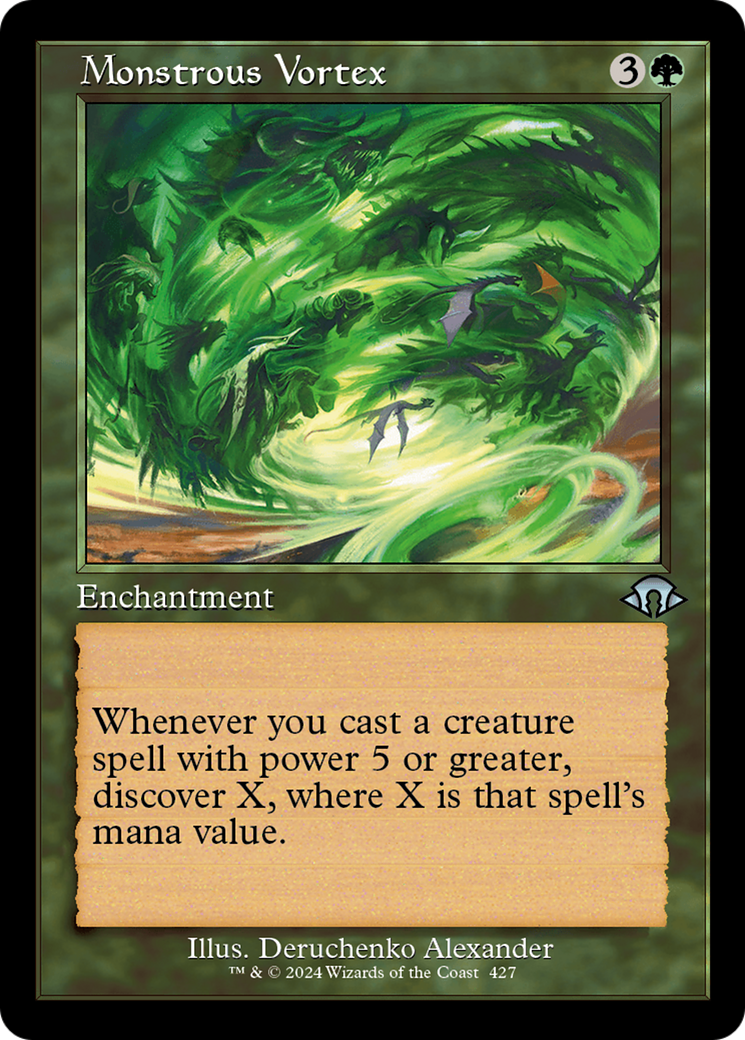 {C} Monstrous Vortex (Retro) [Modern Horizons 3][MH3 427]