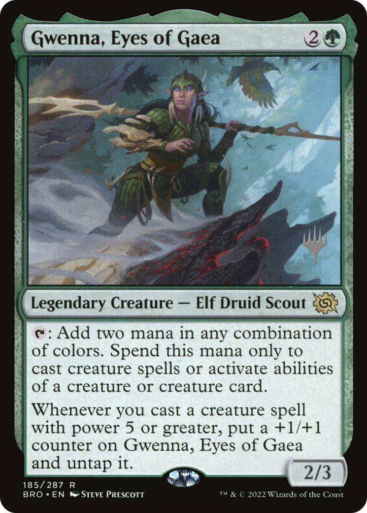 {R} Gwenna, Eyes of Gaea [The Brothers' War: Promo Pack][PP BRO 185]