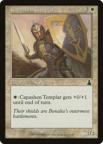 {C} Capashen Templar [Urza's Destiny][UDS 005]