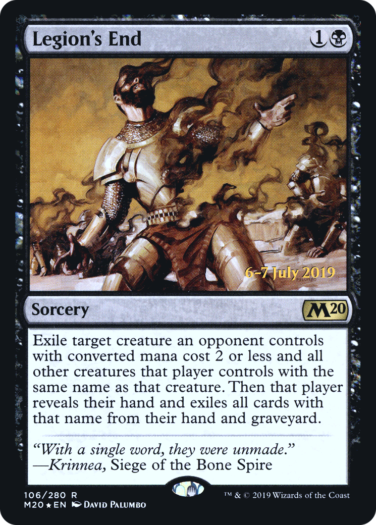 {R} Legion's End [Core Set 2020 Prerelease Promos][PR M20 106]