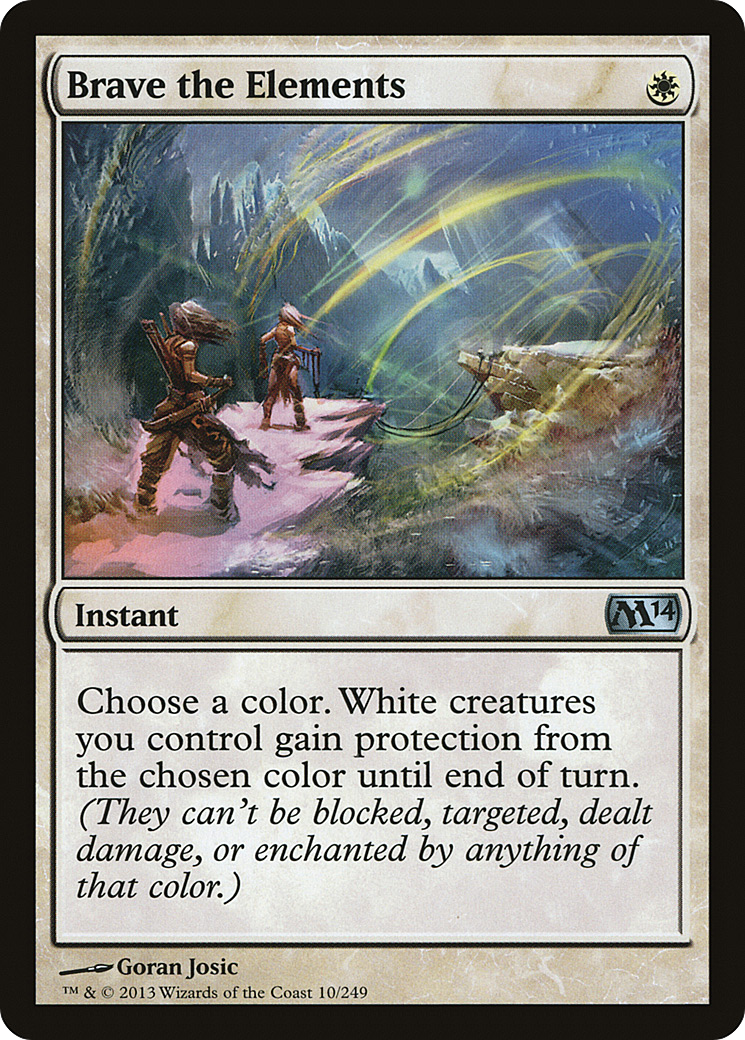 {C} Brave the Elements [Magic 2014][M14 010]