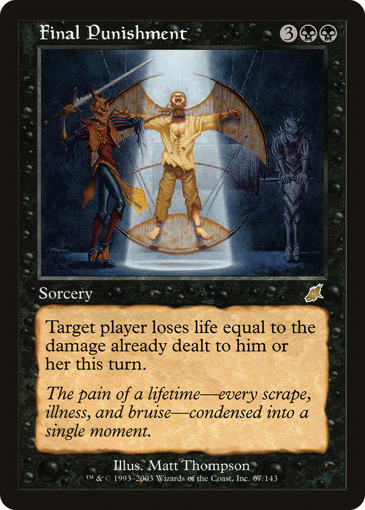 {R} Final Punishment [Scourge][SCG 067] - Misty Mountain Games
