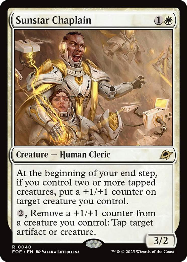 {@@ EOE R} Sunstar Chaplain [Edge of Eternities][EOE 040]