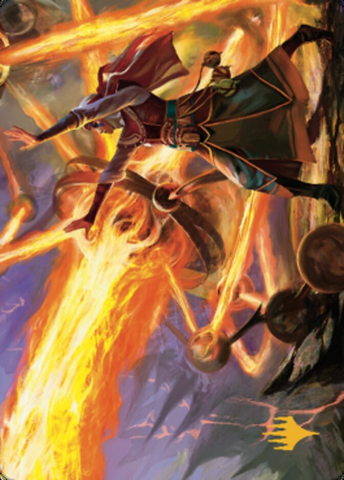 {A} Ghitu Amplifier Art Card (Gold-Stamped Signature) [Dominaria United Art Series][GS ADMU 032]