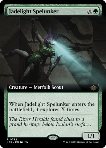 {@R} Jadelight Spelunker (Extended Art) [The Lost Caverns of Ixalan][LCI 382]