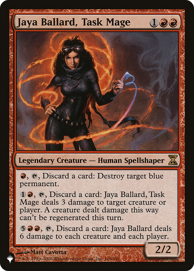 Jaya Ballard, Task Mage [LIST 166/301]