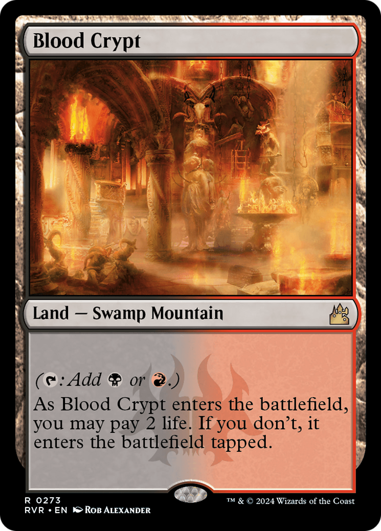 {R} Blood Crypt [Ravnica Remastered][RVR 273]