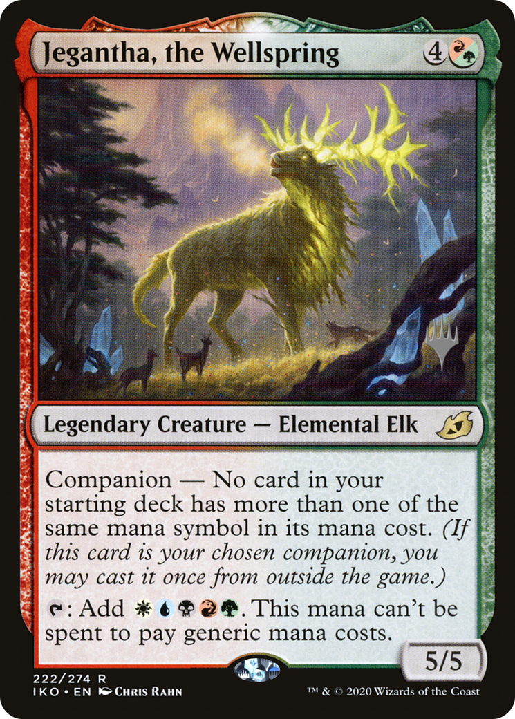 {R} Jegantha, the Wellspring (Promo Pack) [Ikoria: Lair of Behemoths Promos][PP IKO 222]