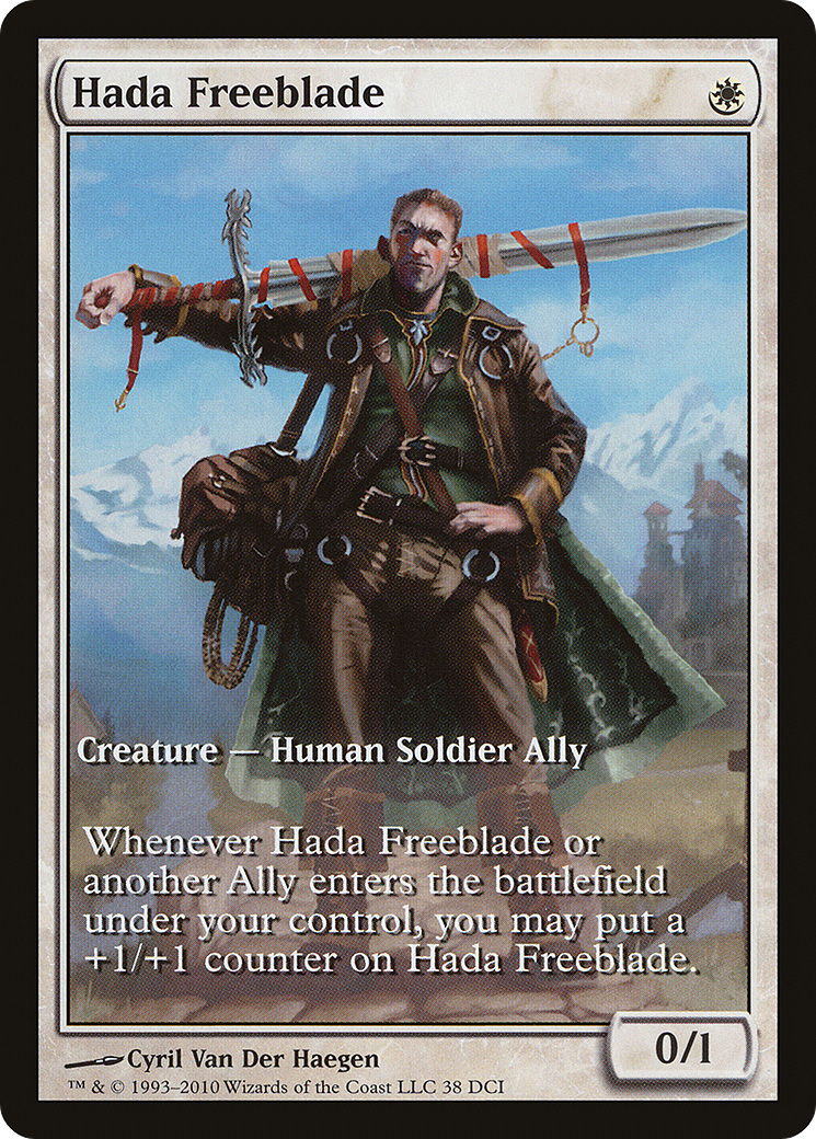 {R} Hada Freeblade (Extended Art) [Worldwake Promos][PA WWK 038] - Misty Mountain Games