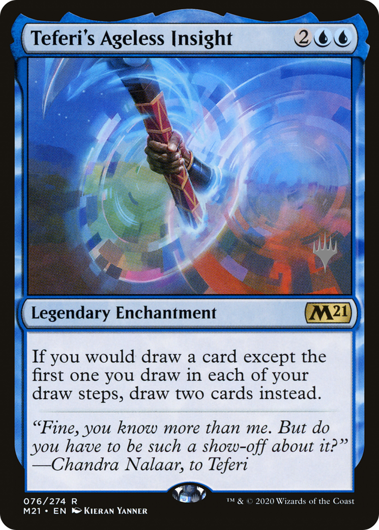 {R} Teferi's Ageless Insight (Promo Pack) [Core Set 2021 Promos][PP M21 076]