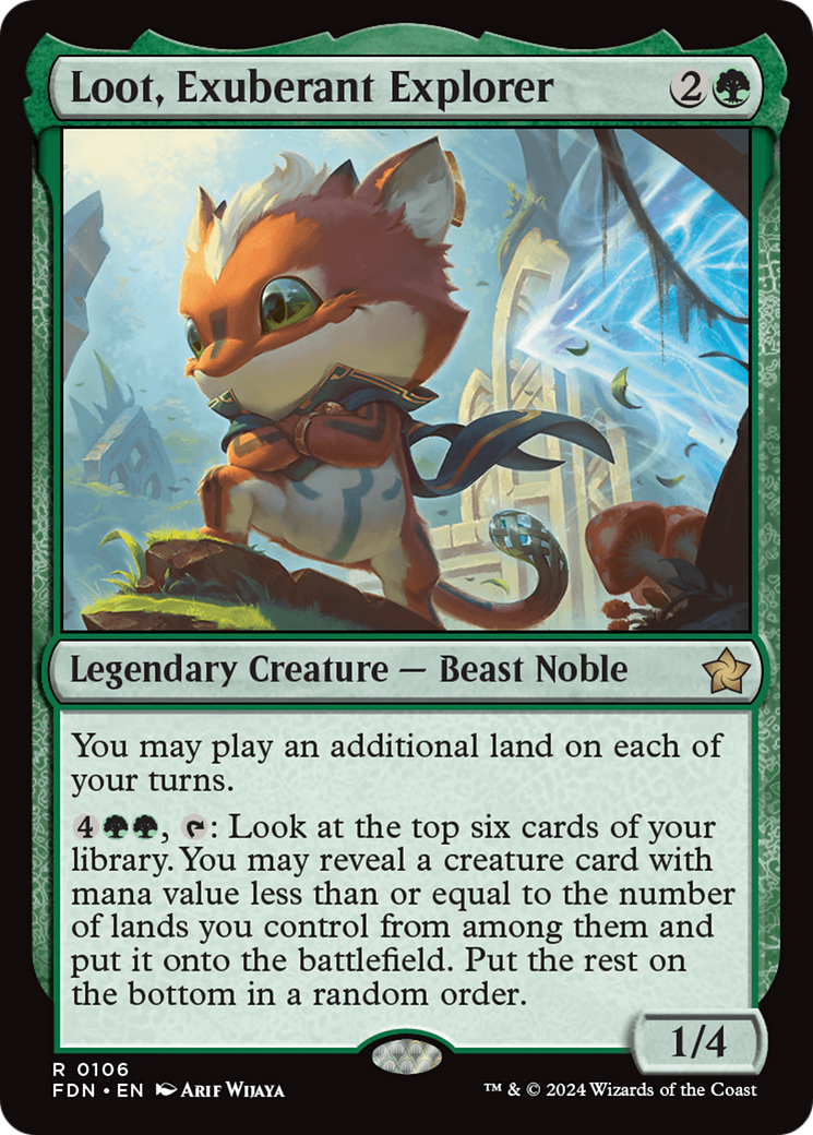 {@R} Loot, Exuberant Explorer [Foundations][FDN 106]