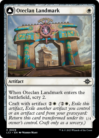 {@C} Oteclan Landmark [The Lost Caverns of Ixalan][LCI 029]