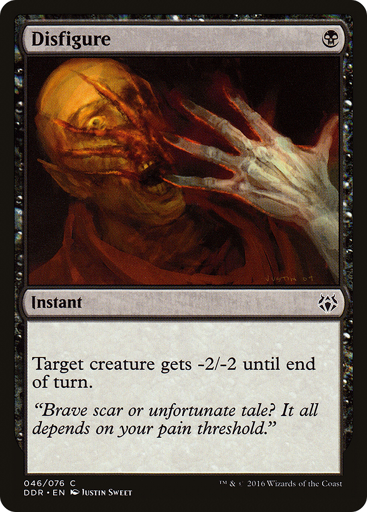 {C} Disfigure [Duel Decks: Nissa vs. Ob Nixilis][DDR 046]