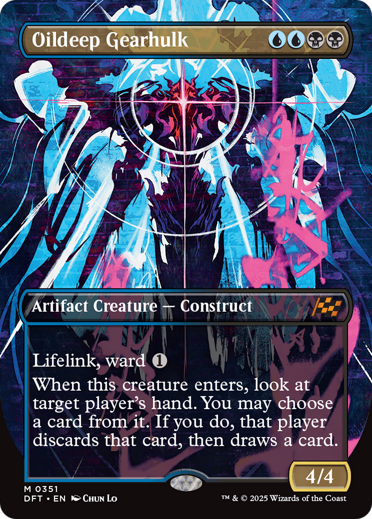 {@R} Oildeep Gearhulk (Borderless) [Aetherdrift][DFT 351]