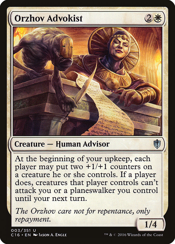 {C} Orzhov Advokist [Commander 2016][C16 003]