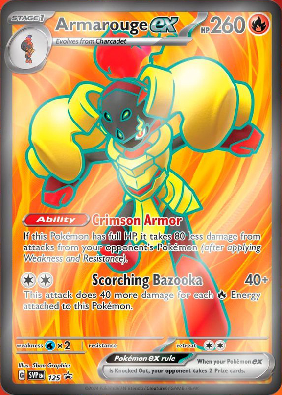 [PKM-R] Armarouge ex (125) [Scarlet & Violet: Black Star Promos]