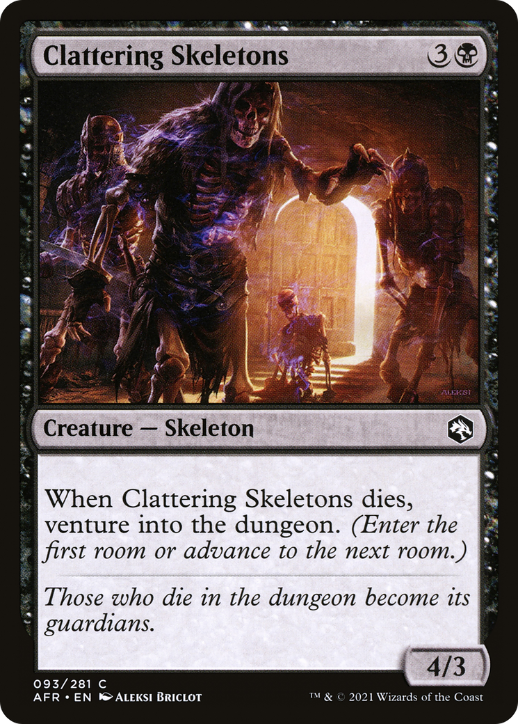 {C} Clattering Skeletons [Dungeons & Dragons: Adventures in the Forgotten Realms][AFR 093]