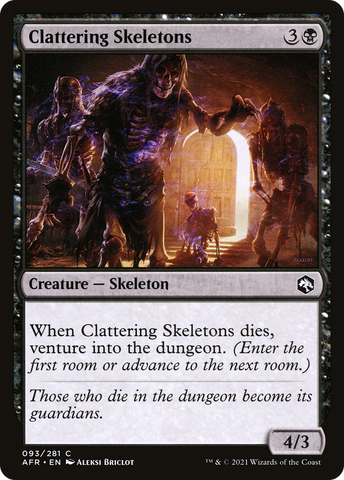 {C} Clattering Skeletons [Dungeons & Dragons: Adventures in the Forgotten Realms][AFR 093]