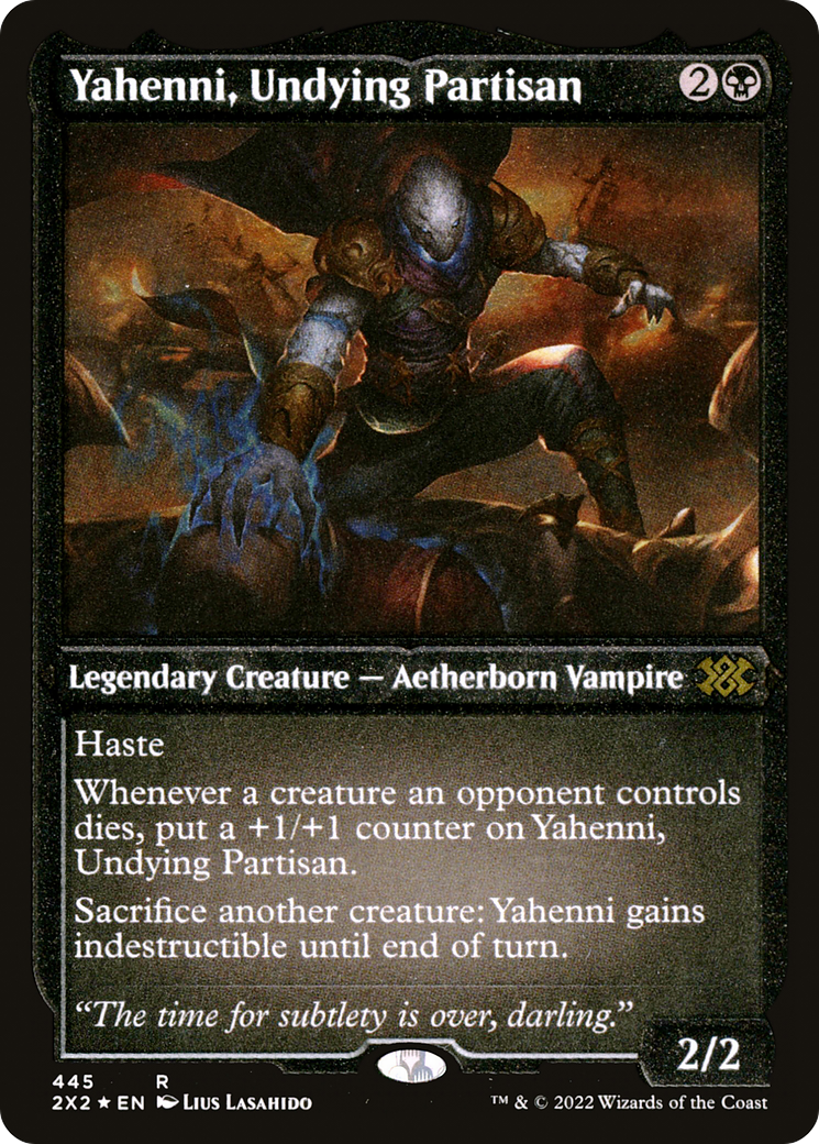{R} Yahenni, Undying Partisan (Foil Etched) [Double Masters 2022][2X2 445]