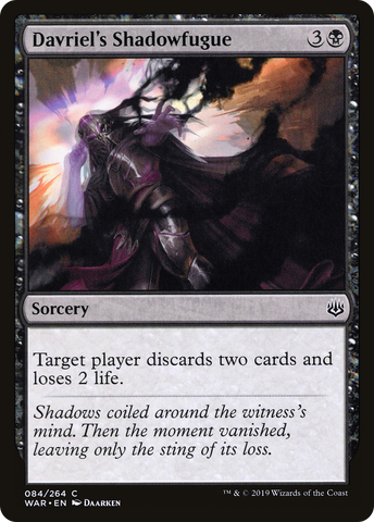 {C} Davriel's Shadowfugue [War of the Spark][WAR 084]