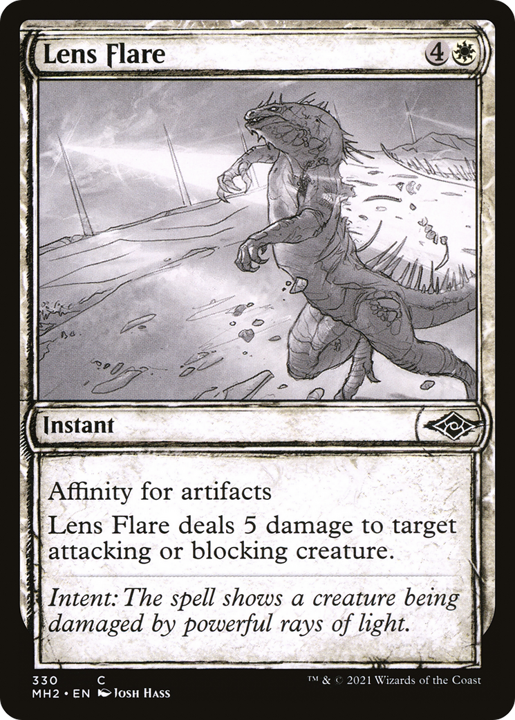{C} Lens Flare (Showcase) (Foil): (Showcase) [Modern Horizons 2] [MH2 330]