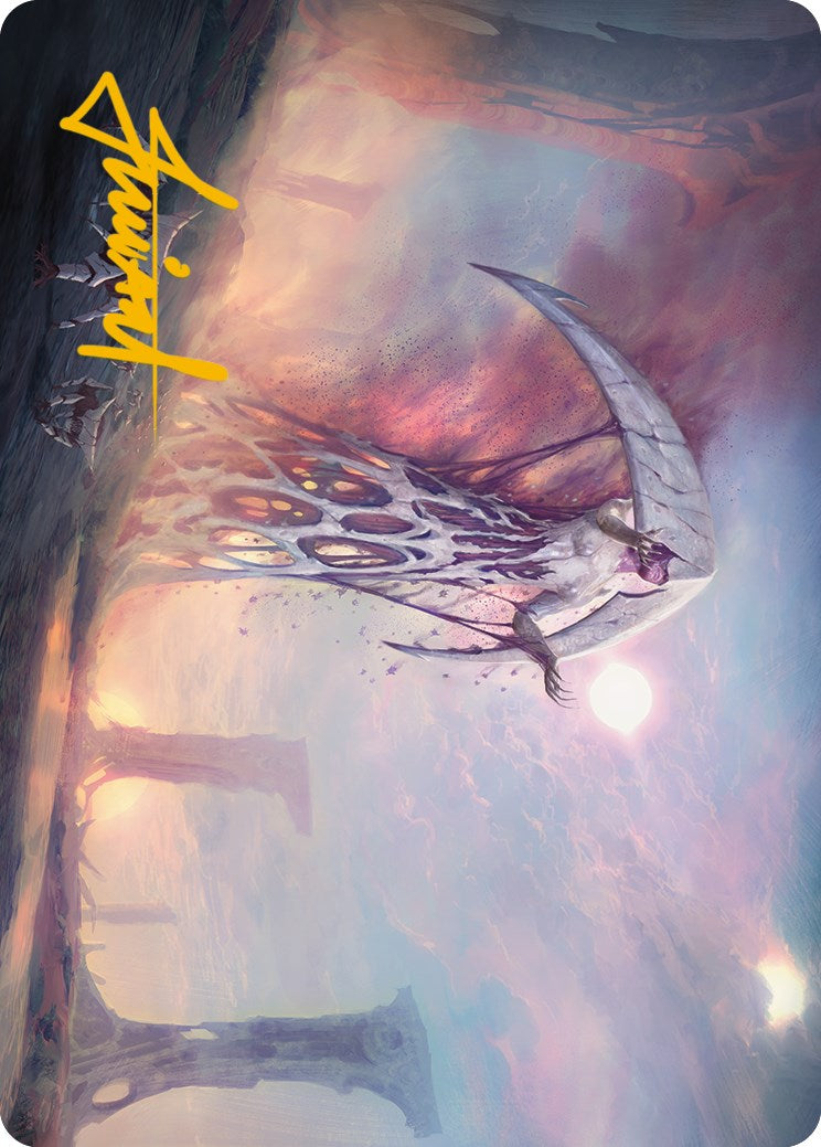 {A} White Sun's Twilight Art Card (Gold-Stamped Signature) [Phyrexia: All Will Be One Art Series][GS AONE 011]
