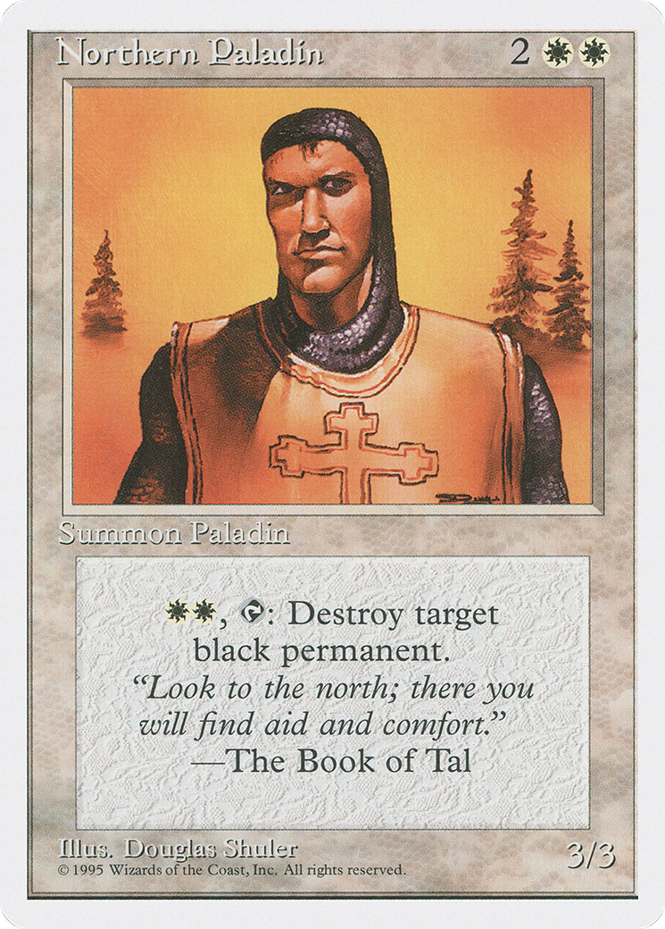 {R} Northern Paladin [Fourth Edition][4ED 037] - Misty Mountain Games
