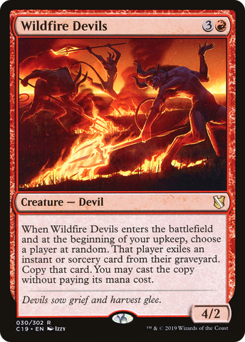 {R} Wildfire Devils [Commander 2019][C19 030]