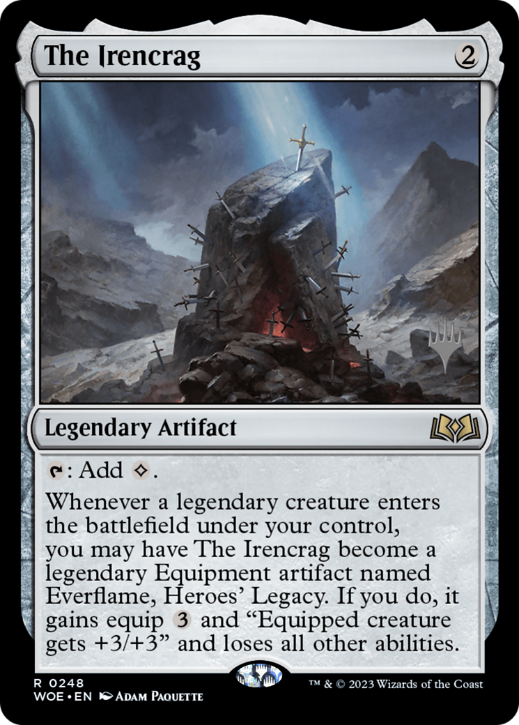 {@R} The Irencrag (Promo Pack) [Wilds of Eldraine Promos][PP WOE 248]