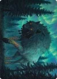 {A} Sarulf, Realm Eater Art Card [Kaldheim Art Series][AKHM 065]