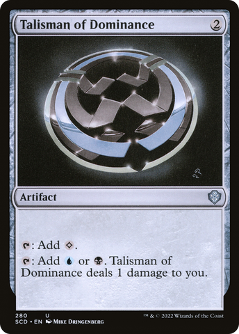 {C} Talisman of Dominance [Starter Commander Decks][SCD 280]