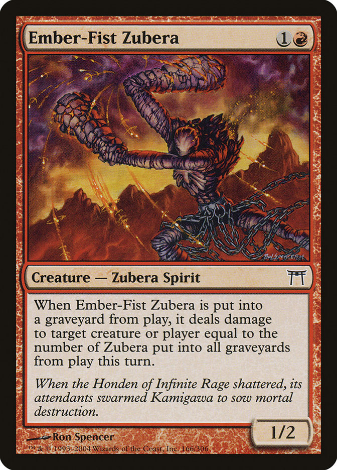 {C} Ember-Fist Zubera [Champions of Kamigawa][CHK 166]